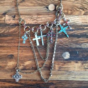 Lucky Brand cross necklace
